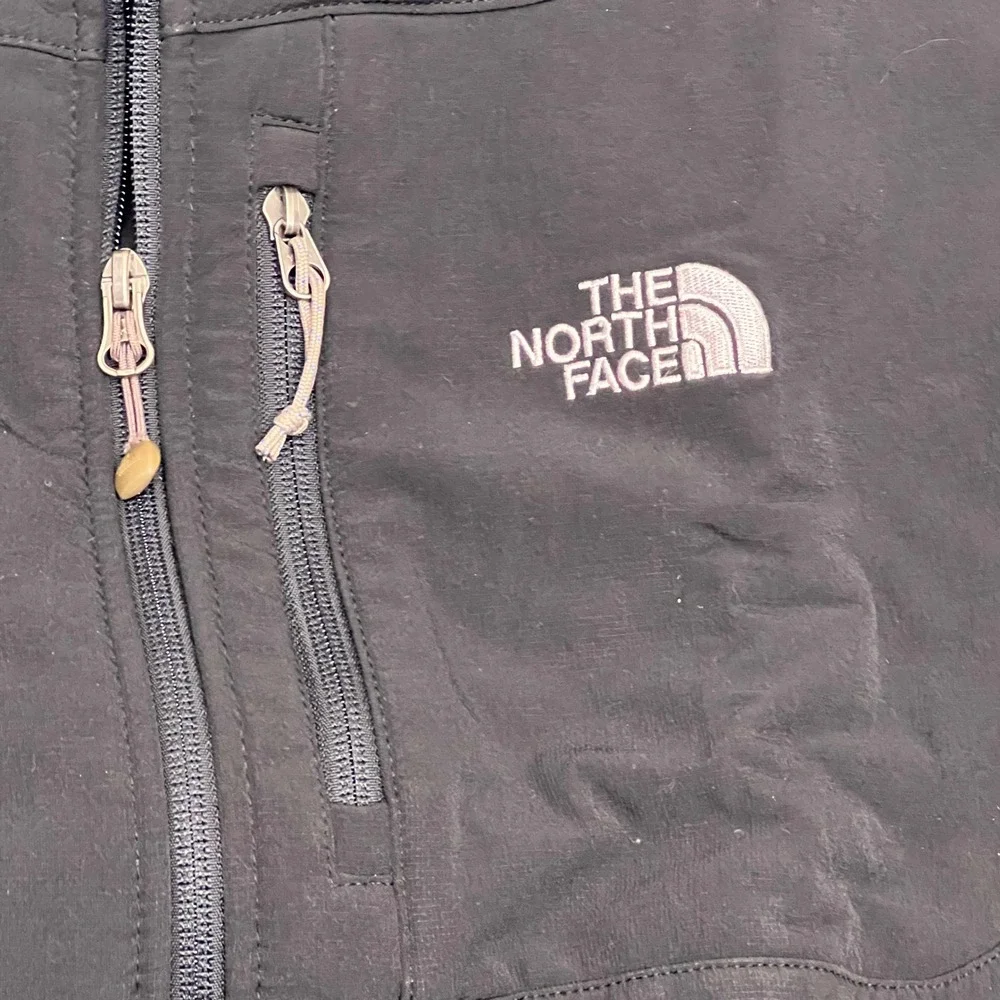 The North Face Apex Bionic Jacket Mens Large Black Good Windproof Softshell